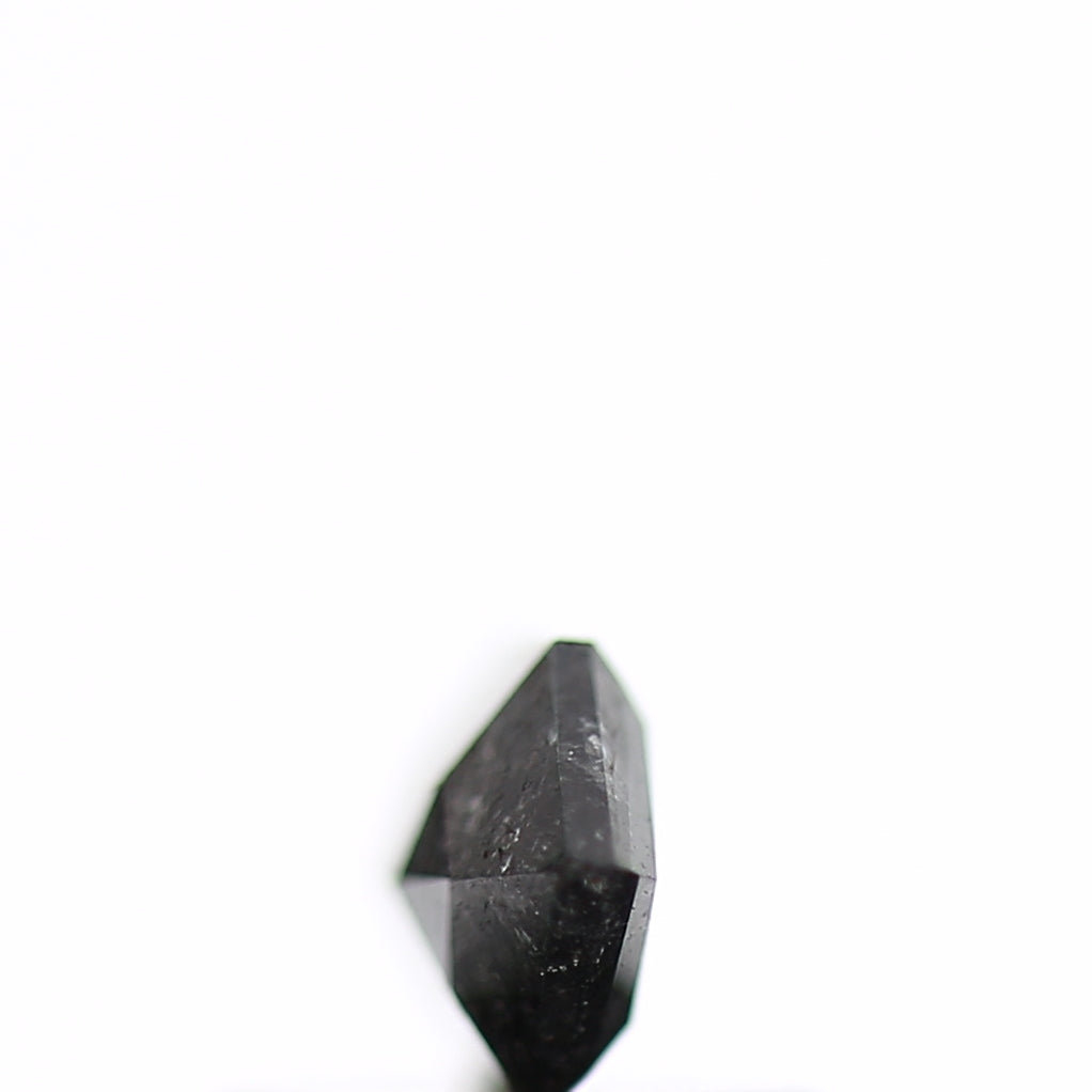 0.74 Carat Gray Black Hexagon Salt & Pepper Diamond 9.25 MM