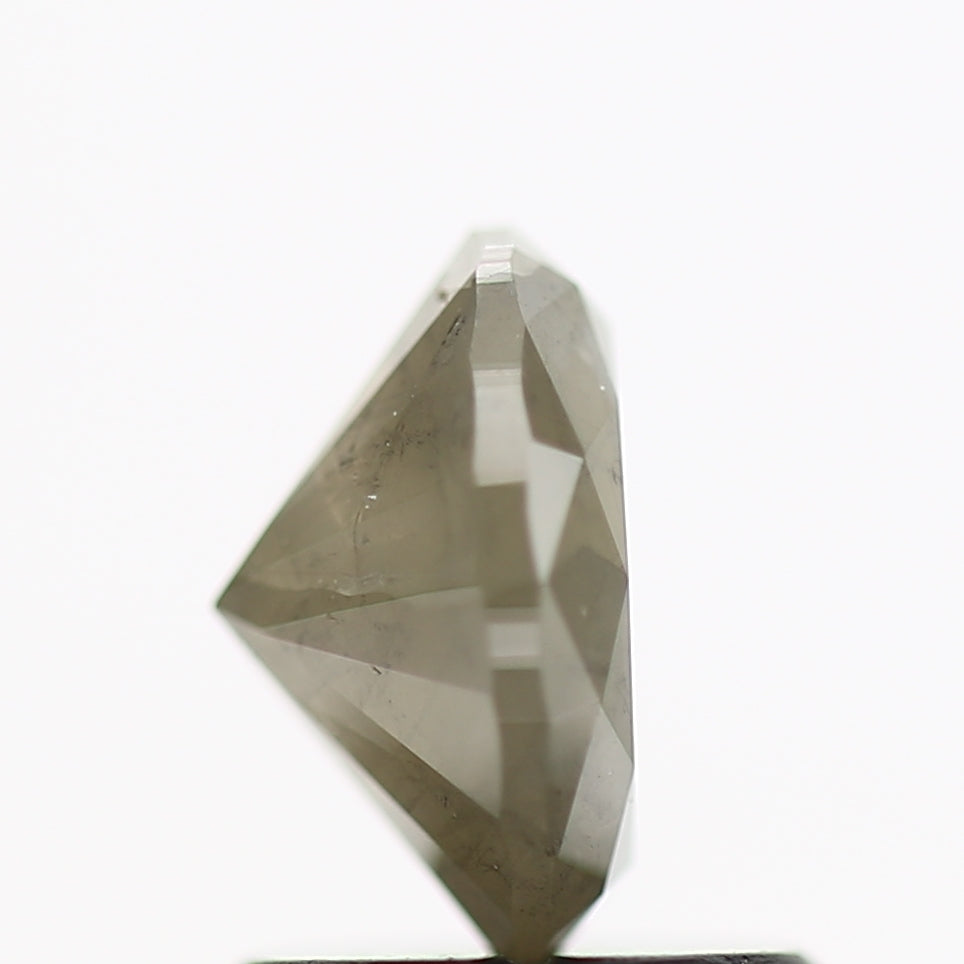 1.07 Carat Natural Salt and Pepper Oval Cut Diamond 7.1 MM