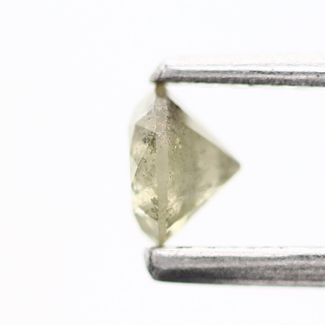 0.29 Carat Fancy Yellow Diamond Round Salt and Pepper Diamond 4 MM - Blackdiamond
