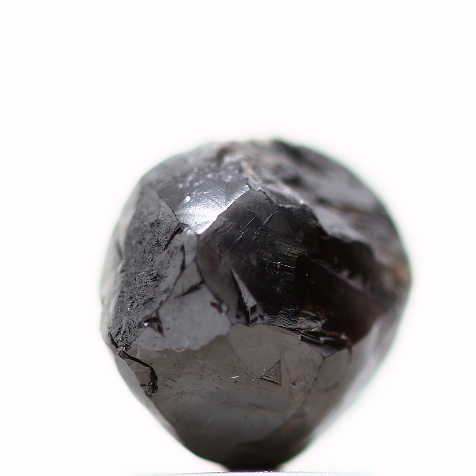 2.72 Carat Natural Deep Brown Rough Diamond 8 MM - Blackdiamond
