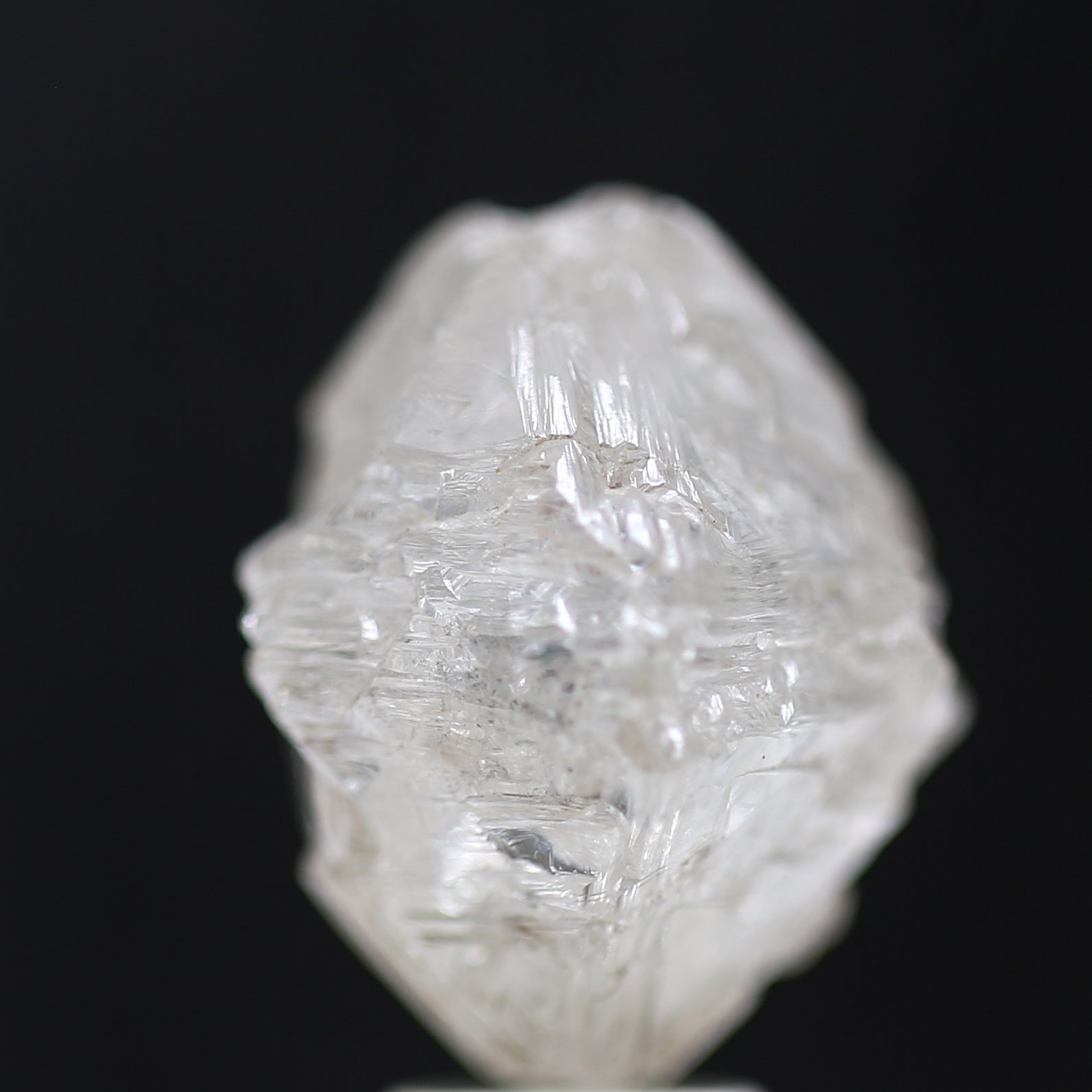 11 Carat Natural White Rough Diamond Octahedron Shape 11 MM