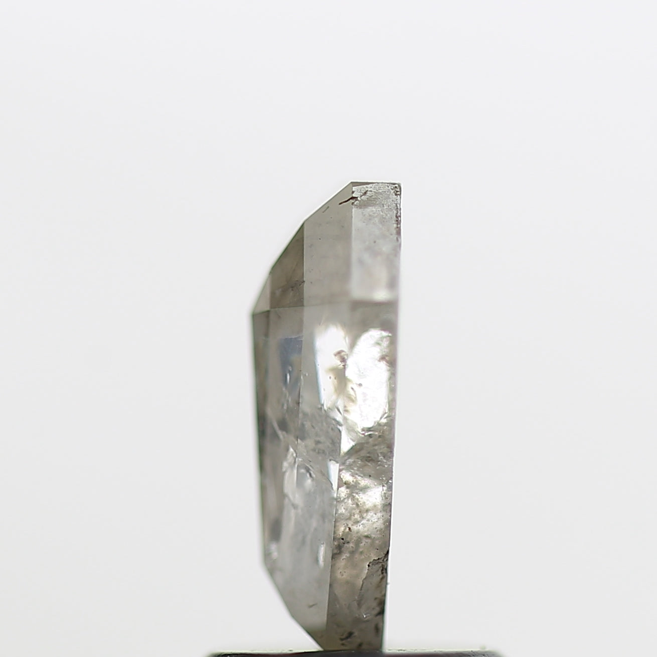 1.20 Carat 8.80 MM Gray Coffin Cut Salt and Pepper Diamond
