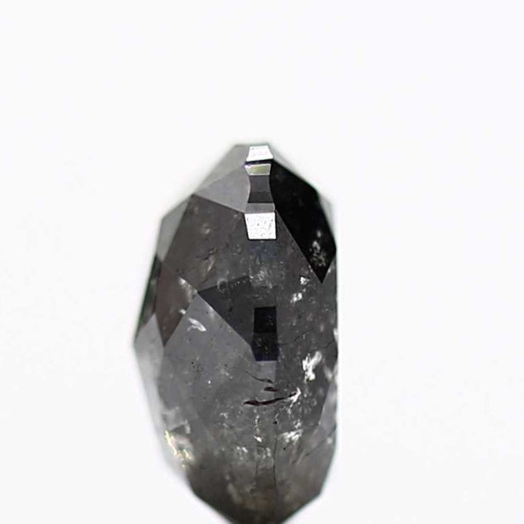 1 Carat Black Galaxy Salt And Pepper Diamond 6.65 MM