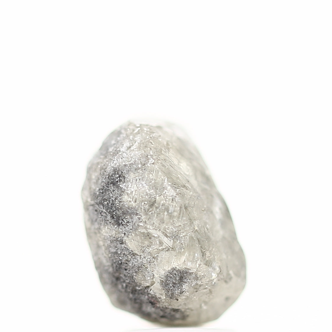 6.43 Carat Natural White Crystal Raw Rough Diamond 11.01 MM - Blackdiamond