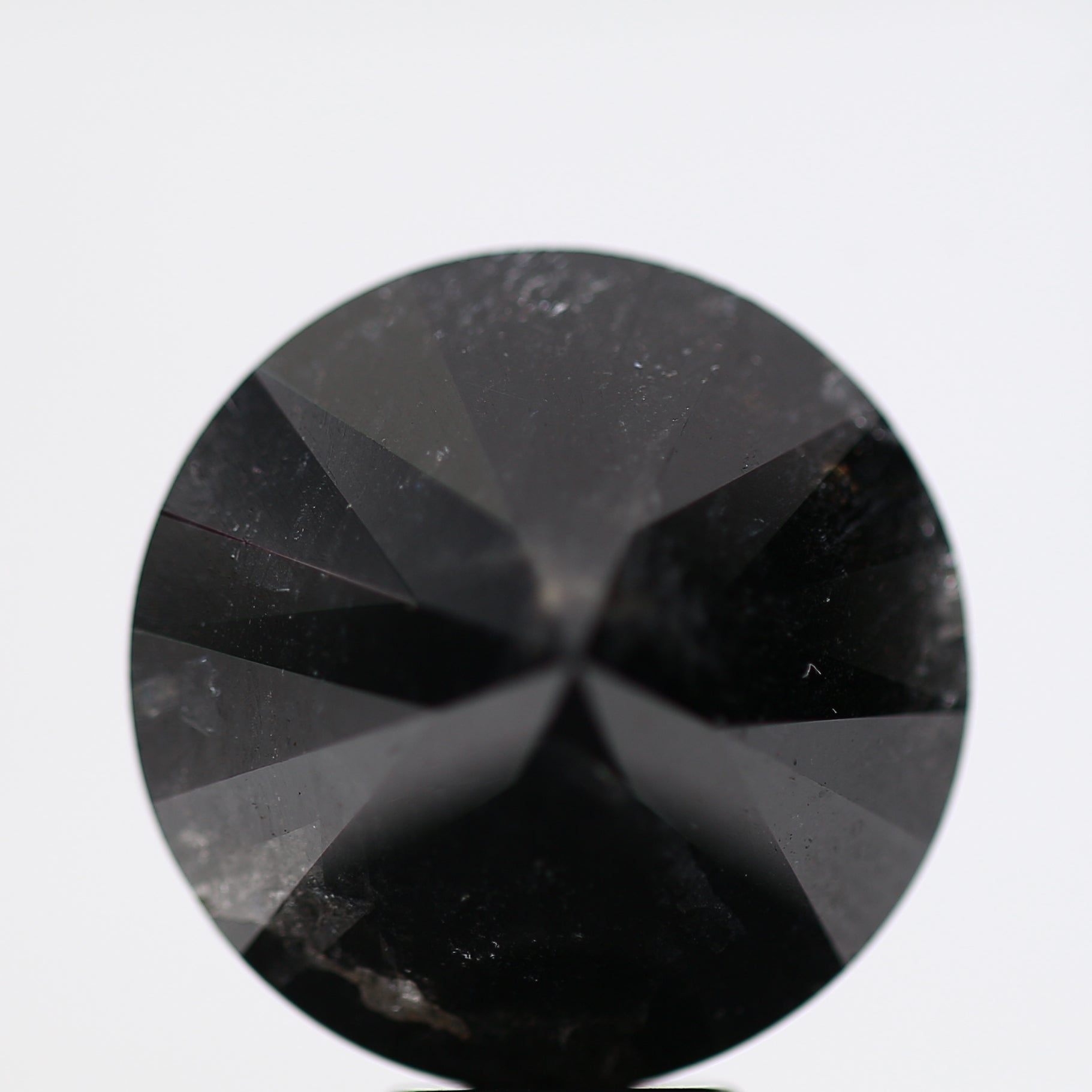 9.30 Carat Fancy Black Round Brilliant Diamond GIA Certified