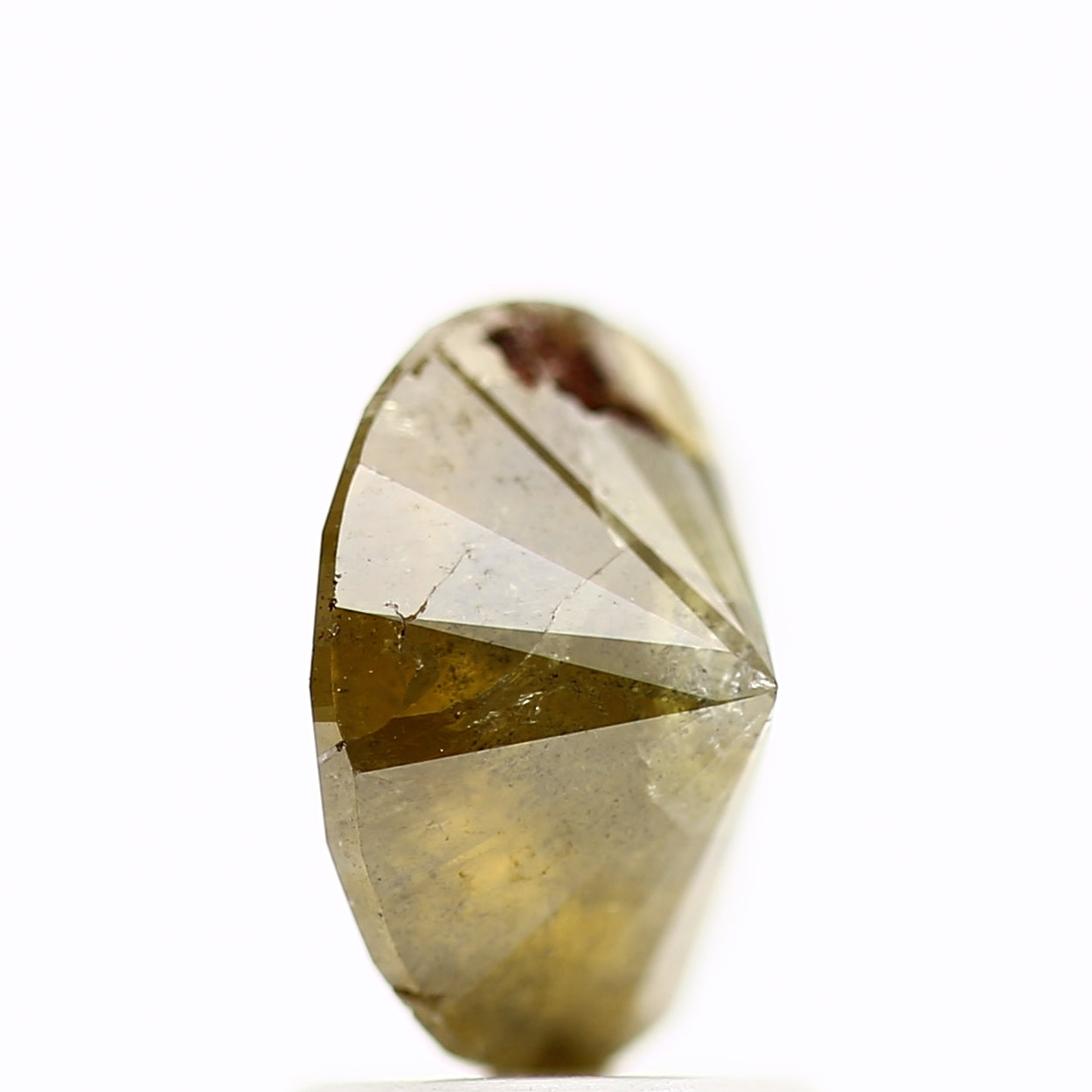 1.89 Carat Design Yellow Oval Diamond Gold Band 8.56 MM