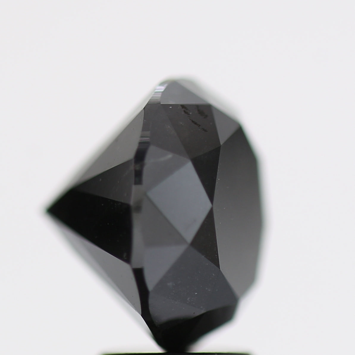 5.05 Carat Fancy Black Round Brilliant Diamond GIA Certified