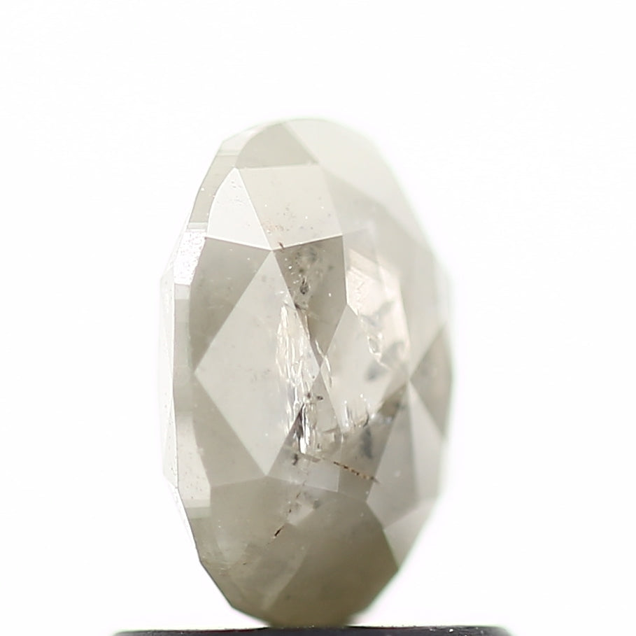 1.15 Carat Diamond Oval Shape Salt And Pepper Stones 7.09 MM