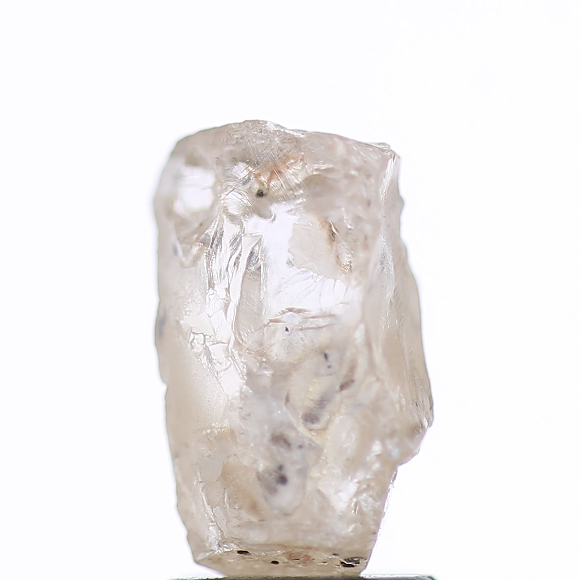 1.87 Carat Natural Fancy Champagne Brown Rough Diamond 9.23 MM