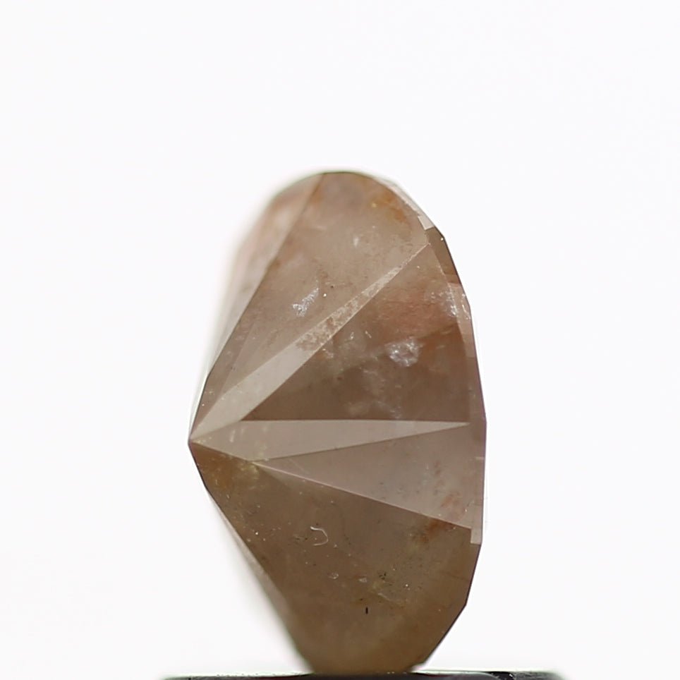 Natural Oval Shaped Orange 1 carat Salt And Pepper Diamond 7 MM