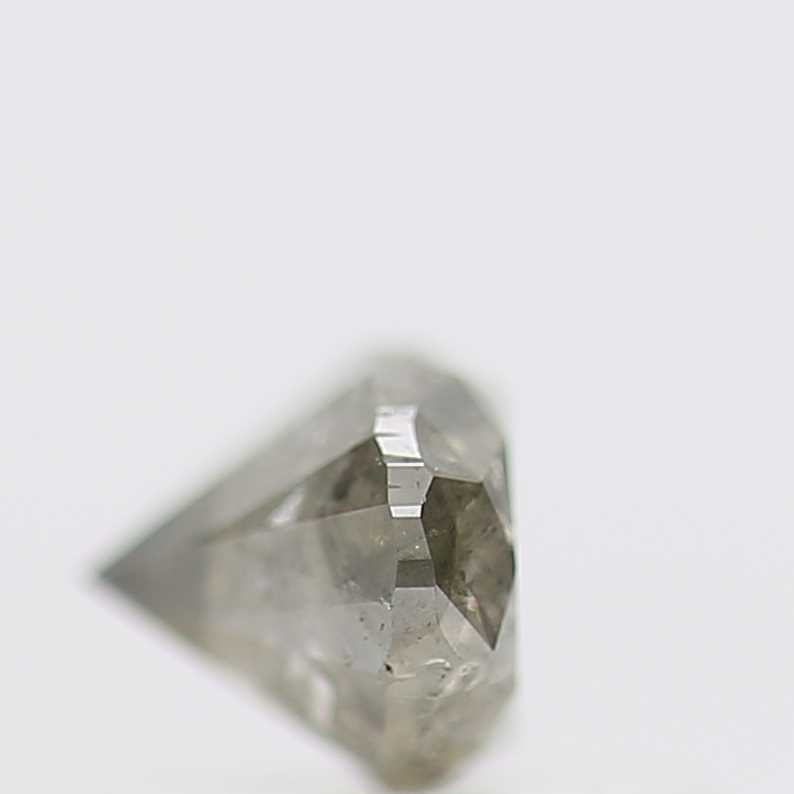 Oval Diamond Cut 0.74 Carat Gray Natural Loose Diamond 6.25 MM