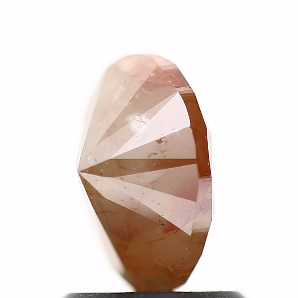 1.25 Carat Design Natural Orange Modern Oval Engagement Rings 7.50 MM