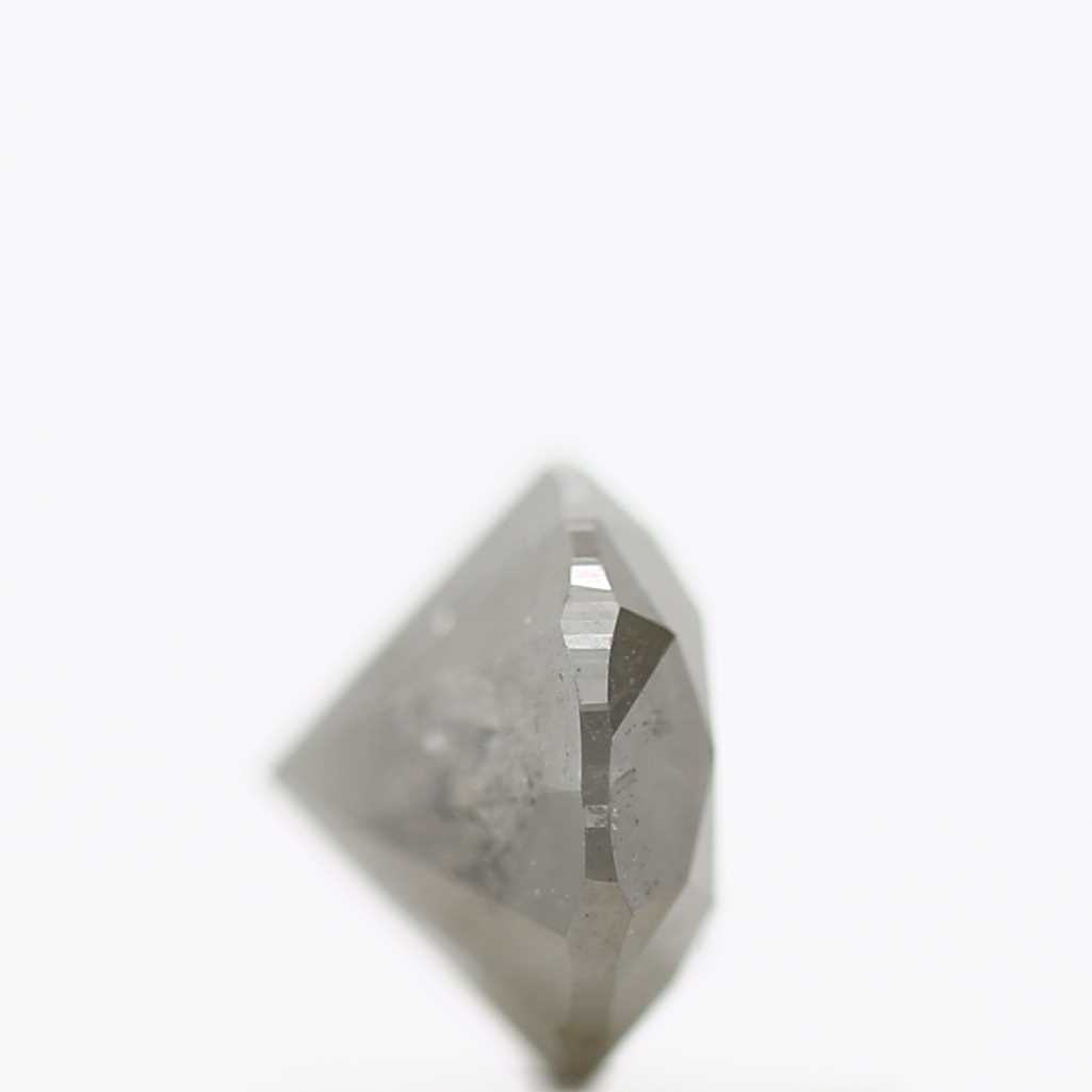 1.13 Carat Gray Oval Cut Salt Pepper Diamond 7.50 MM