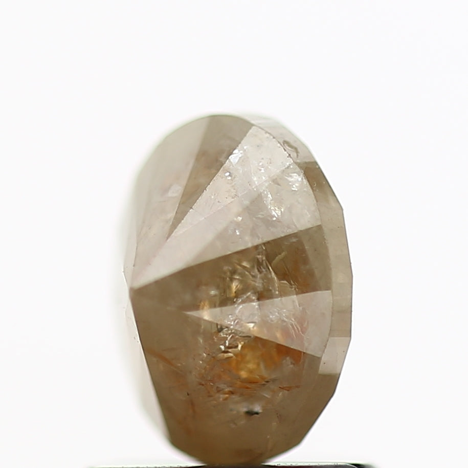 1.25 Carat Oval Salt and Pepper Diamond 6.7 MM