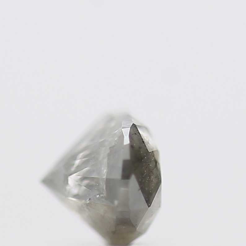 0.61 Carat Oval Cut Gray Natural Loose Diamond 5.7 MM