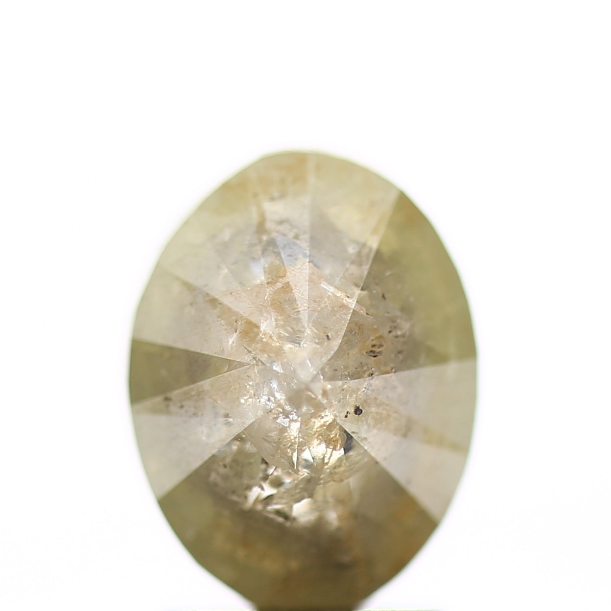 Natural Diamond For 2 Carat Oval Diamond Ring 9.08 MM