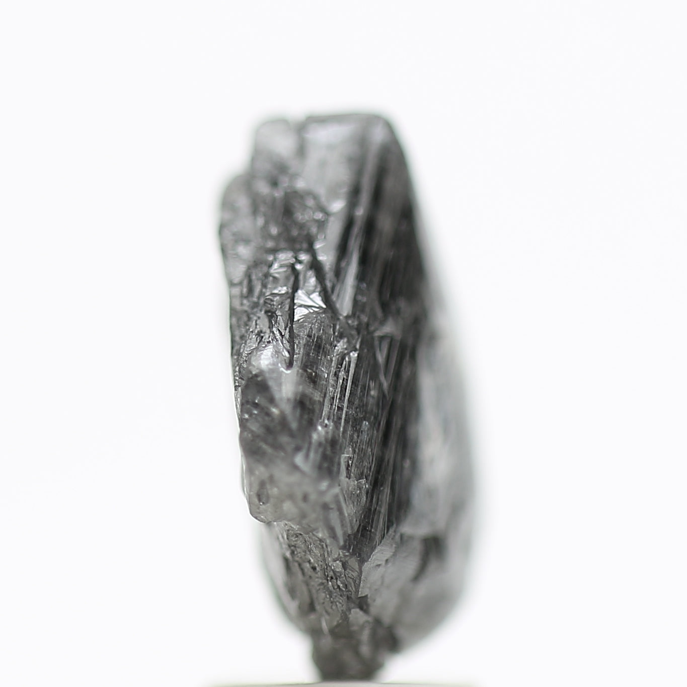 4.07 Carat Natural Black Rough Diamond Raw Octahedron Uncut