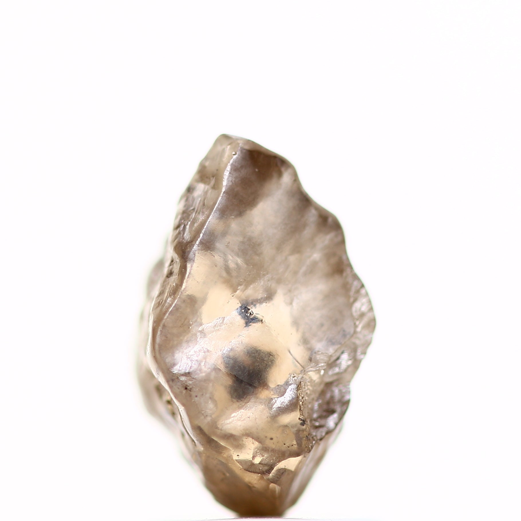 1.95 Carat Natural Cognac Brown Crystal Rough Diamond 9.20 MM - Blackdiamond