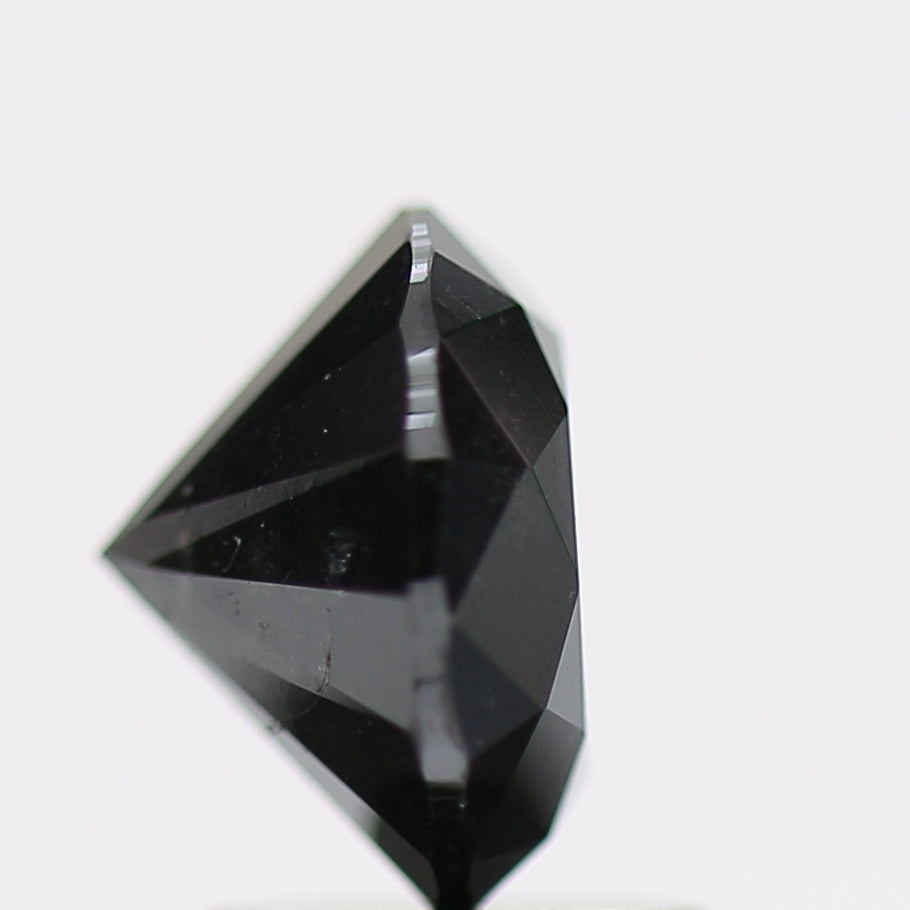 1.97 Carat Fancy Black Round Brilliant Diamond GIA Certified
