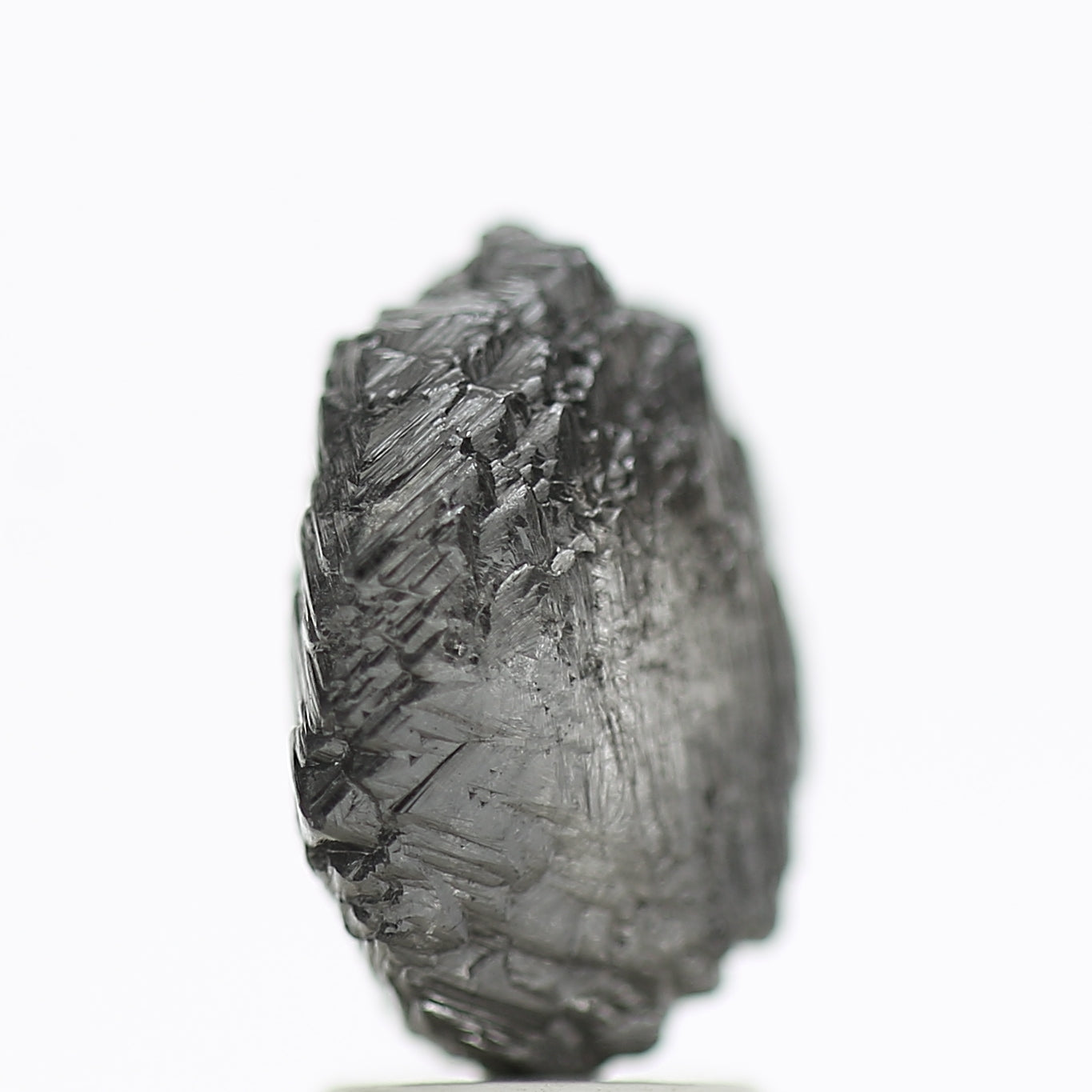 4.64 Carat Black Gray Natural Raw Uncut Rough Diamond