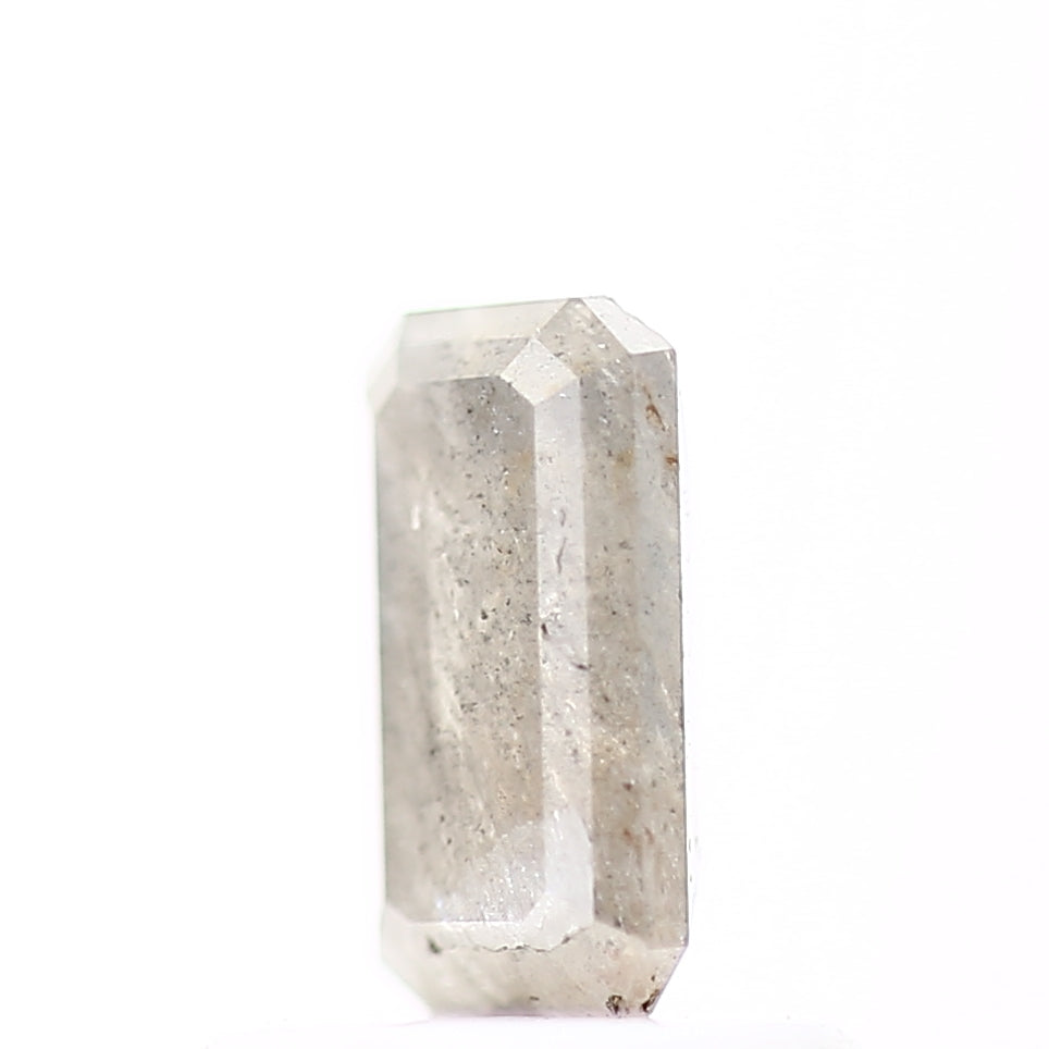 0.60 Carat Natural Icy Gray Emerald Loose Salt and Pepper Diamond - Blackdiamond
