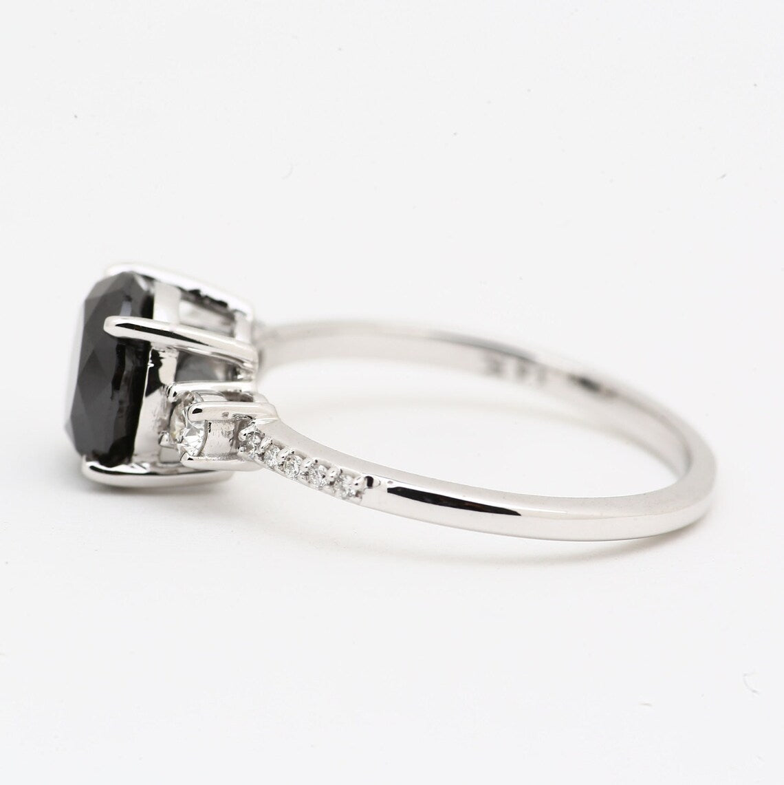 black diamond wedding ring