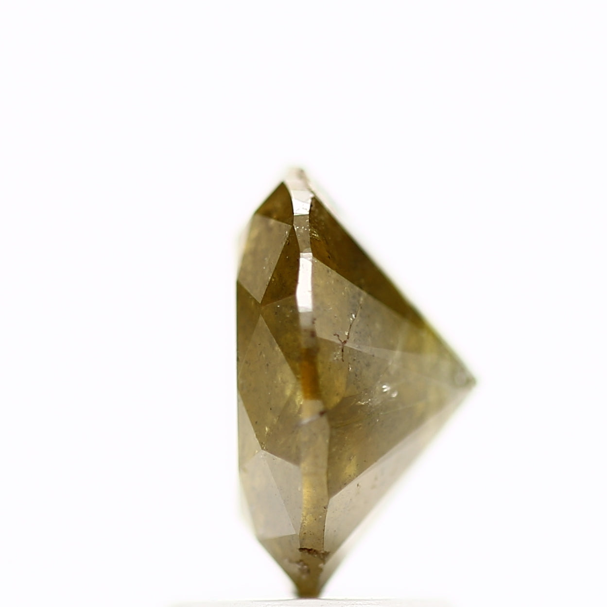 1.89 Carat Design Yellow Oval Diamond Gold Band 8.56 MM