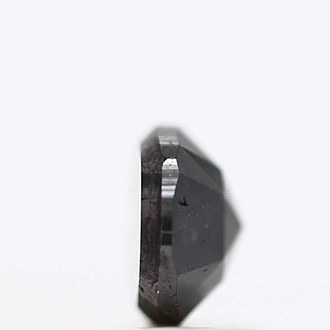 1.38 Carat Black Oval Shape Loose Diamond 7.90 MM