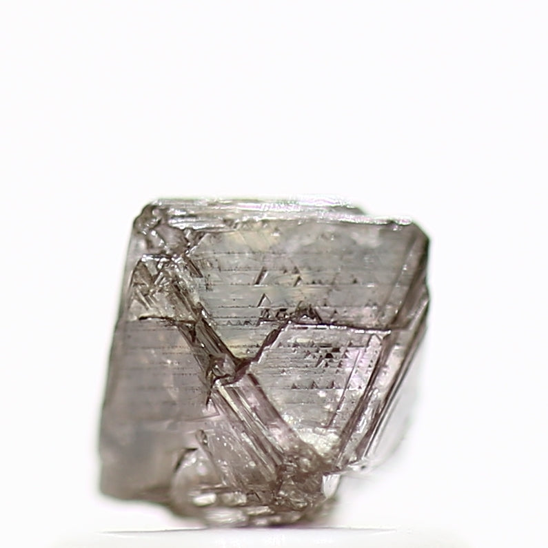 0.86 Carat Purple Pink Octahedron Crystal Rough Natural Diamond 4.60 MM - Blackdiamond