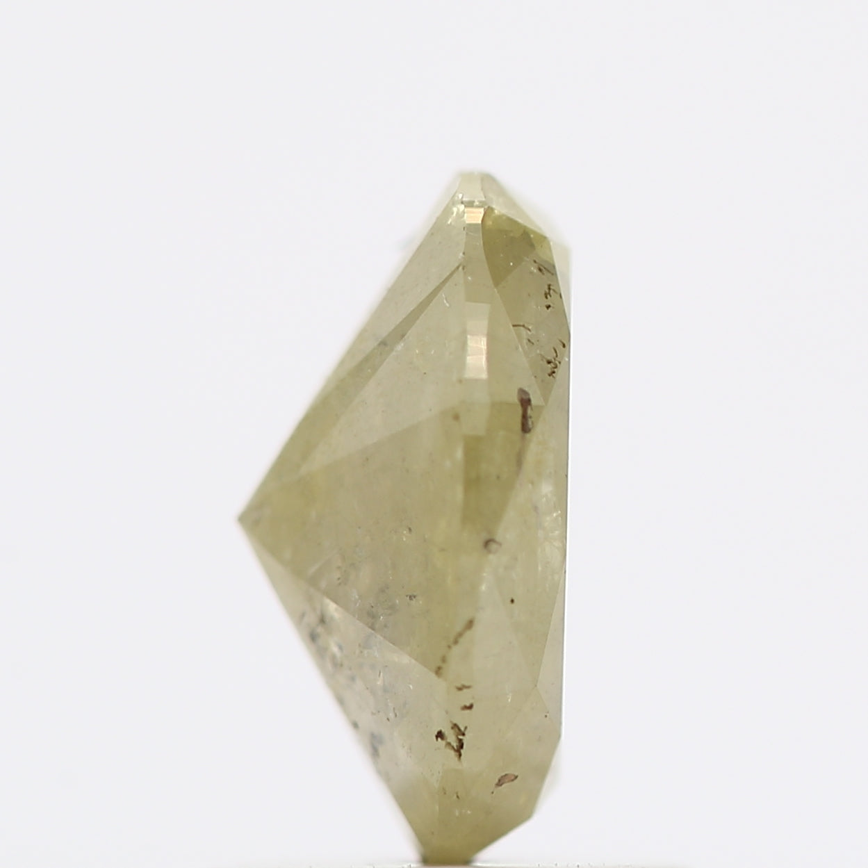 1.20 Carat Natural Rustic Yellow Oval Diamond 8.08 MM