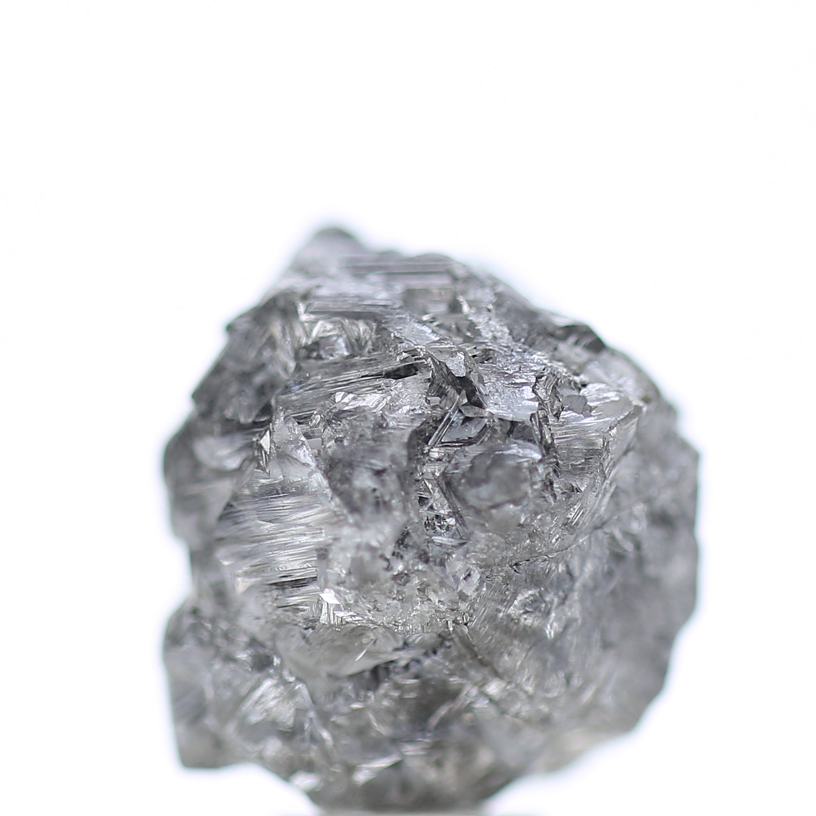 11 Carat Natural Fancy Gray Rough Diamond 11 MM