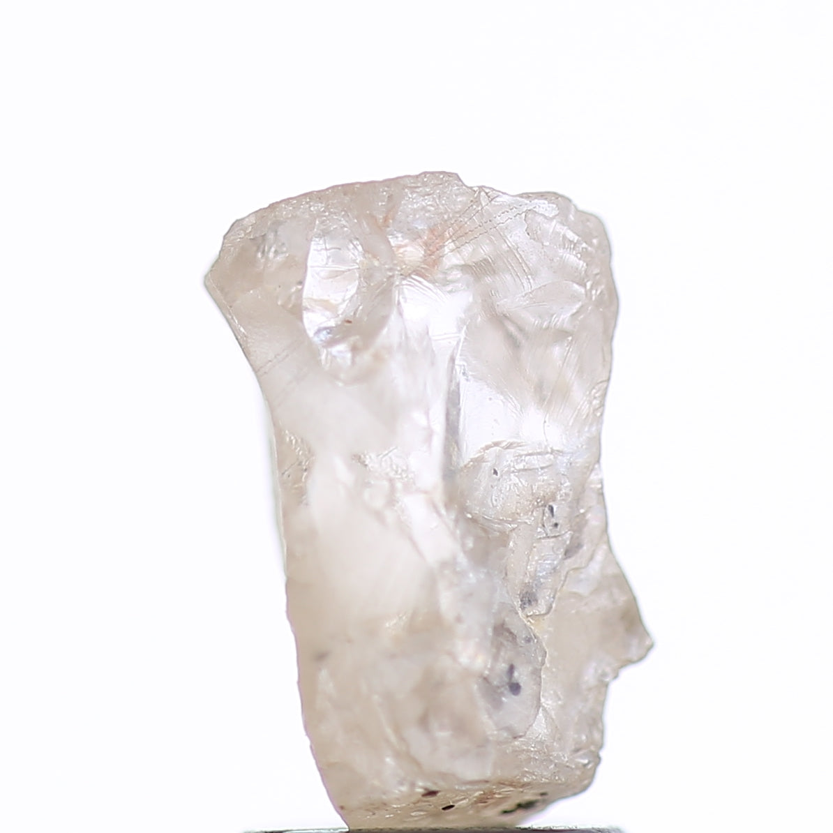 1.87 Carat Natural Fancy Champagne Brown Rough Diamond 9.23 MM