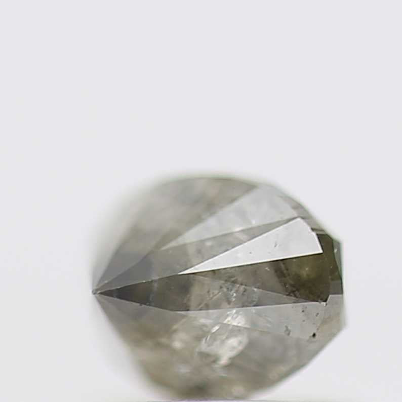 Oval Diamond Cut 0.74 Carat Gray Natural Loose Diamond 6.25 MM