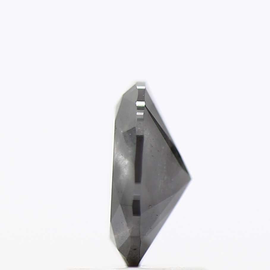 0.80 Carat Gray Brilliant Oval Natural Loose Diamond 7.10 MM