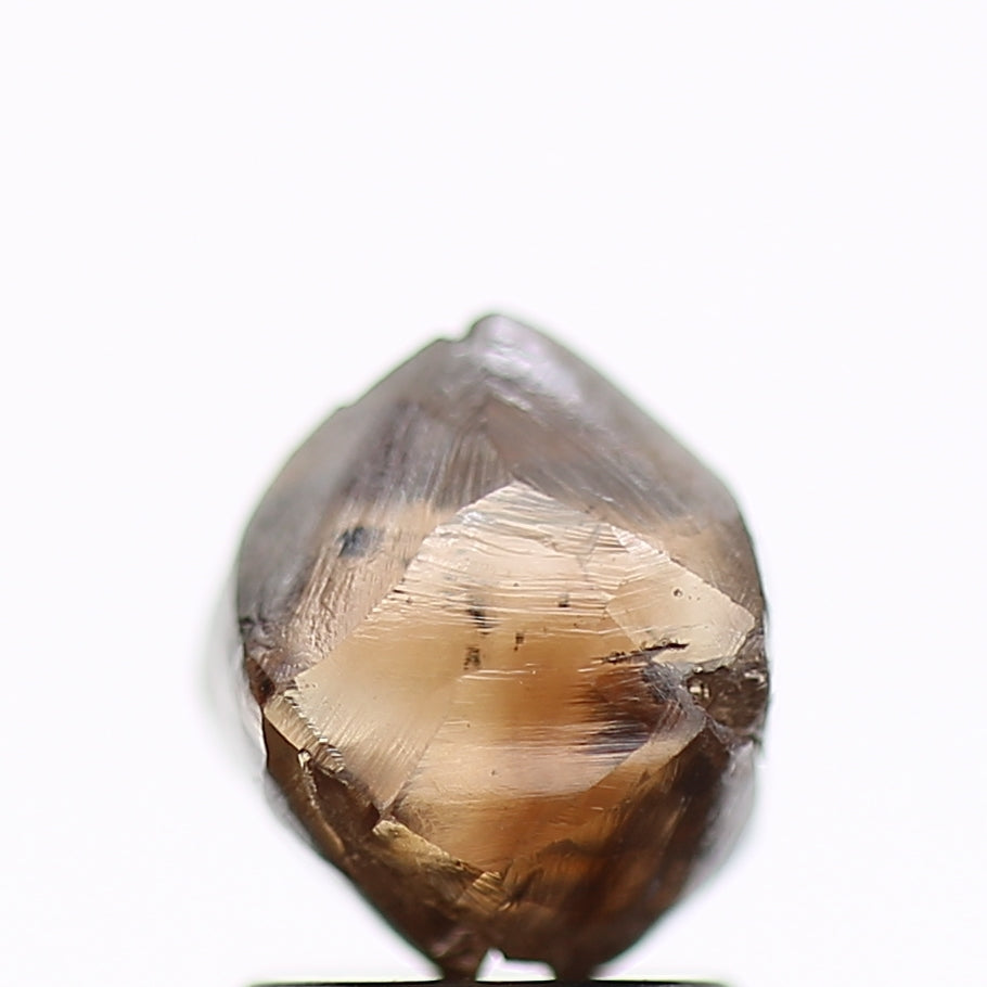 2.32 Carat Natural Fancy Cognac Brown Rough Diamond 6.63 MM
