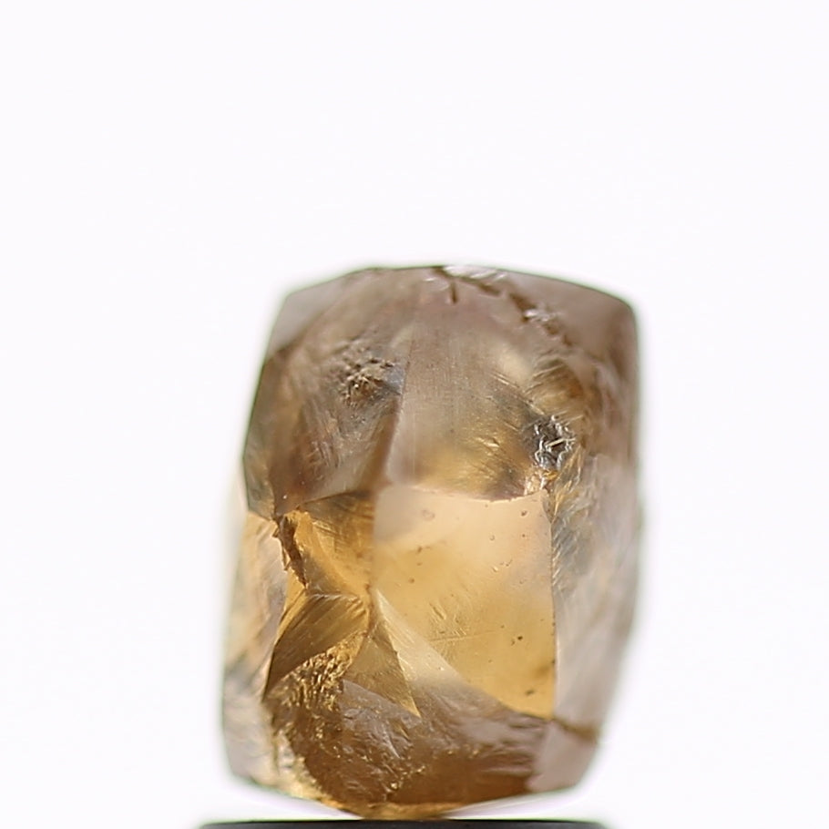 3.11 Carat Natural Fancy Orange Brown Rough Diamond 7.5 MM