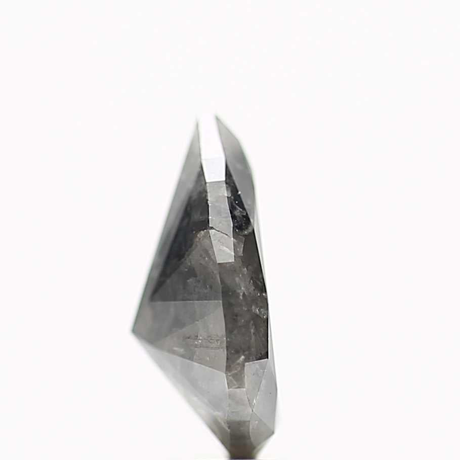 1.69 Carat Gray Natural Brilliant Pear Cut Diamond For Ring