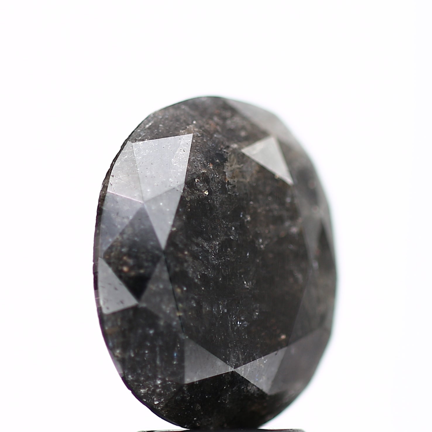 Black Loose Diamond For 2.5 ct Oval Diamond Ring 11 MM