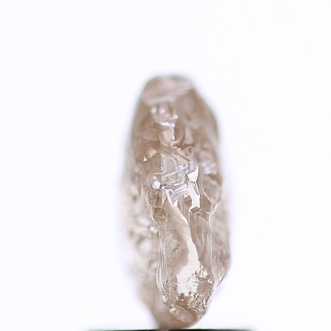 1.98 Carat Natural Fancy Light Brown Rough Diamond 8.21 MM