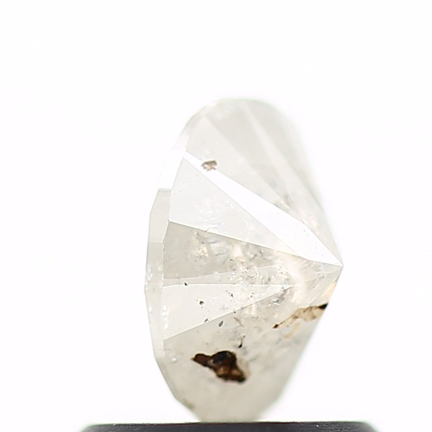 0.75 Carat Icy Gray Natural Oval Loose Diamond 6.25 MM