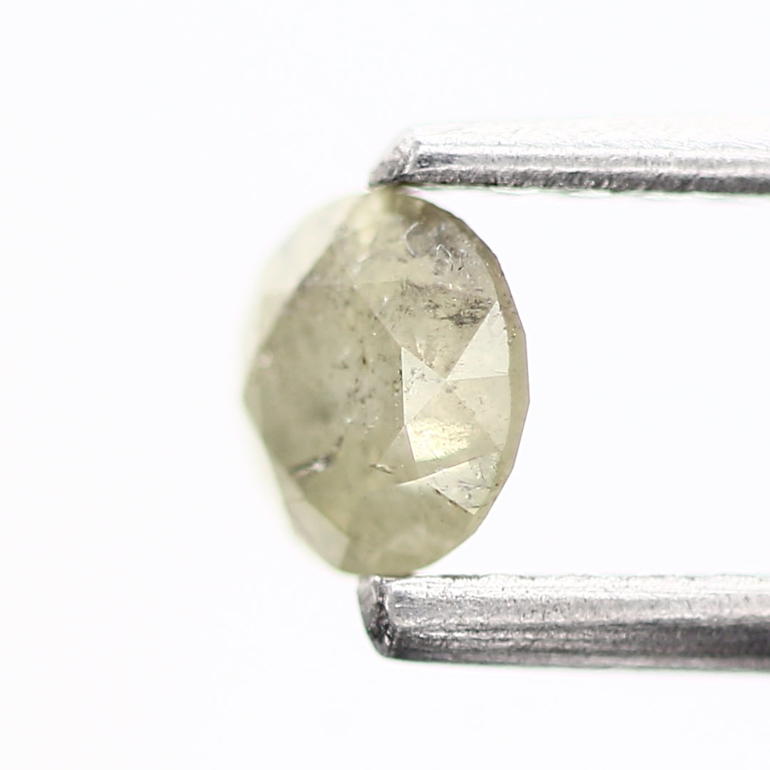0.29 Carat Fancy Yellow Diamond Round Salt and Pepper Diamond 4 MM - Blackdiamond