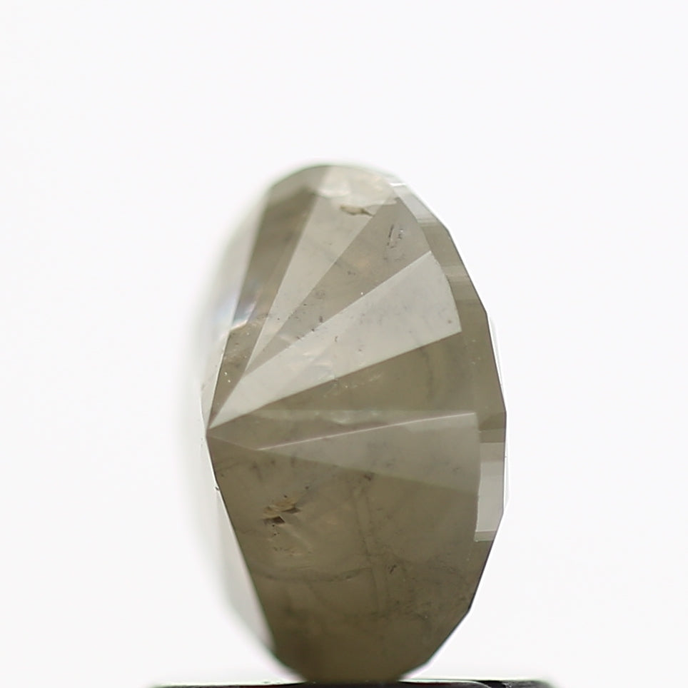 1.07 Carat Natural Salt and Pepper Oval Cut Diamond 7.1 MM