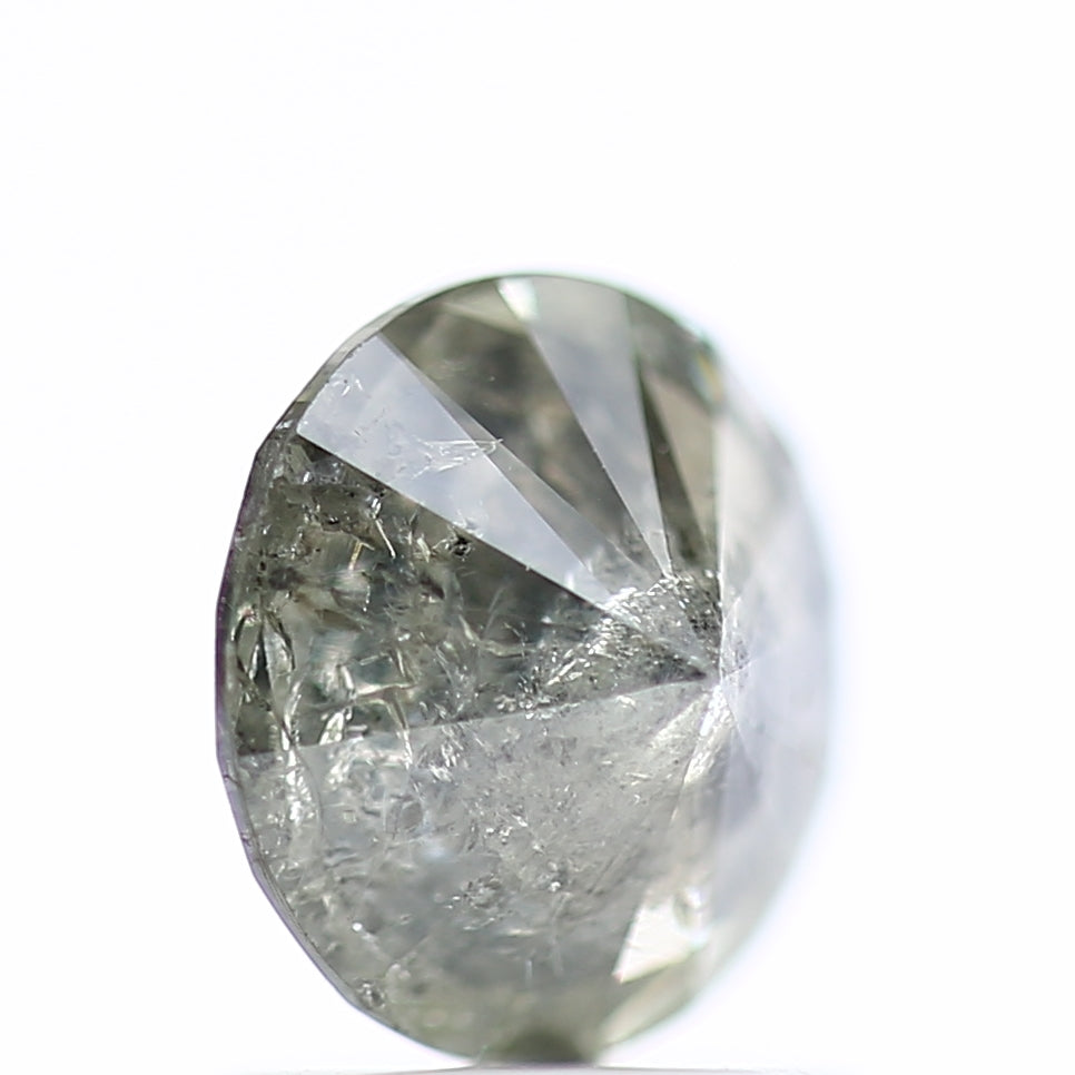 1.16 Carat Round Salt and Pepper For Celestial Diamond Ring 6.82 MM