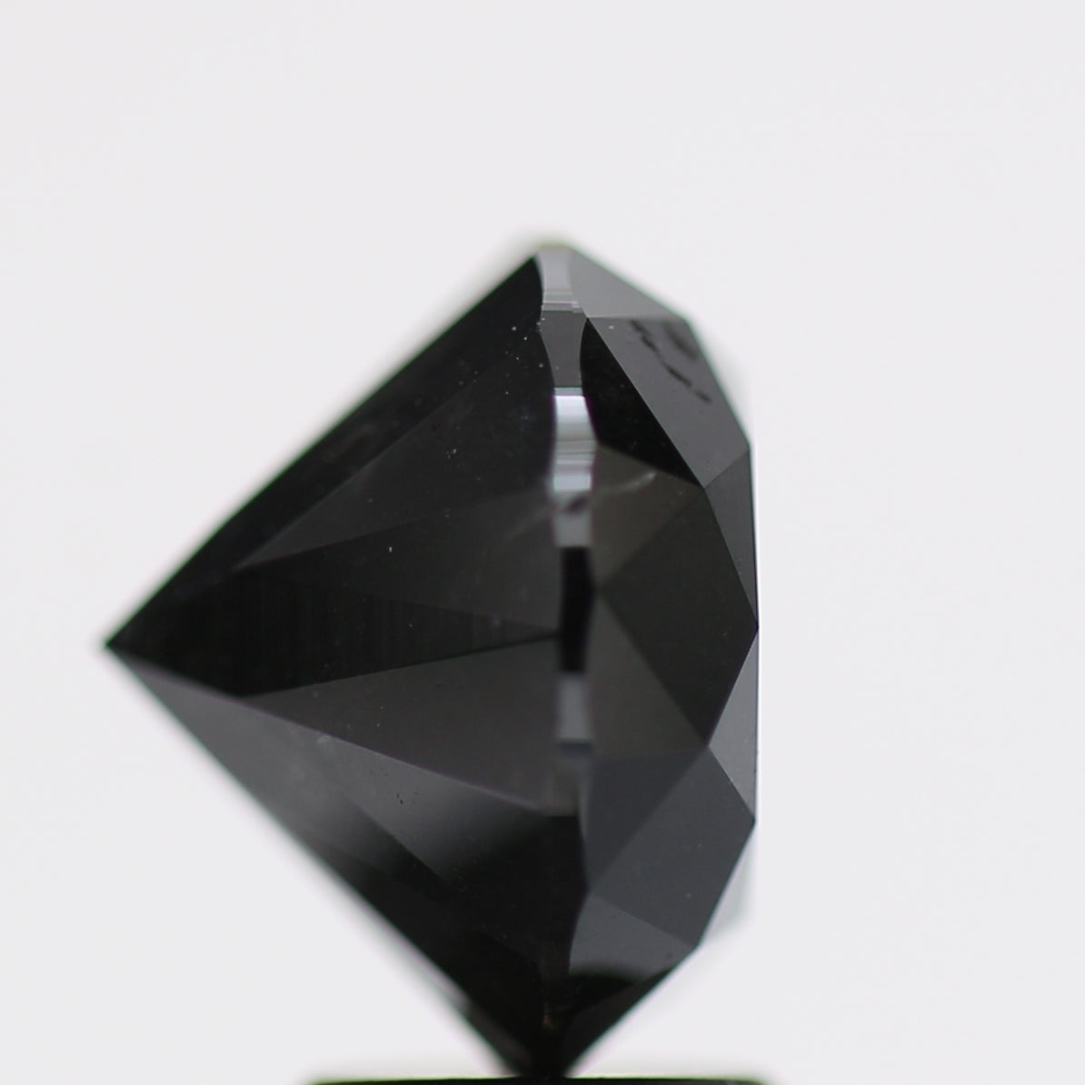 5.05 Carat Fancy Black Round Brilliant Diamond GIA Certified