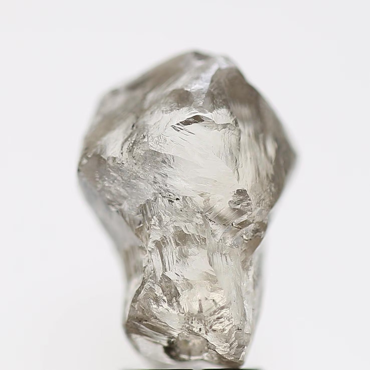 6.49 Carat Natural Champagne Brown Rough Diamond 12.10 MM