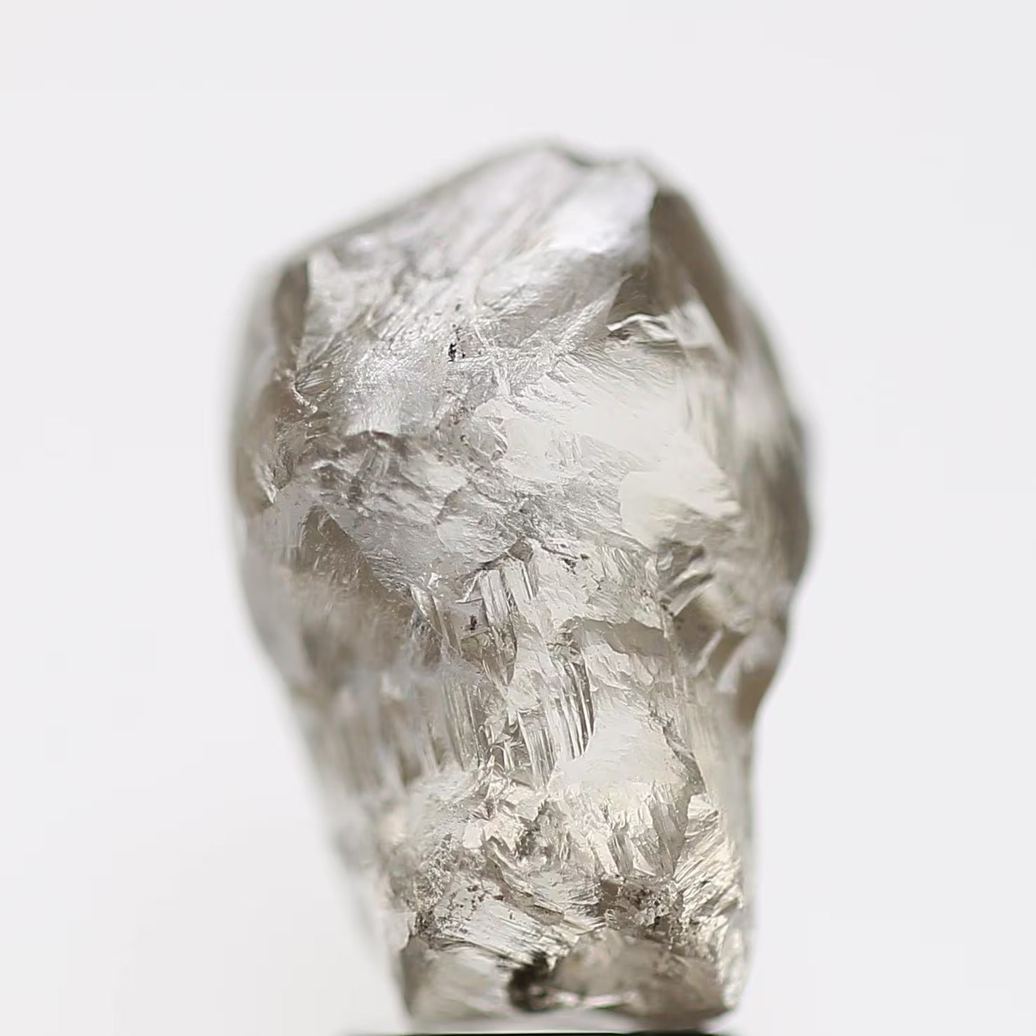 6.49 Carat Natural Champagne Brown Rough Diamond 12.10 MM