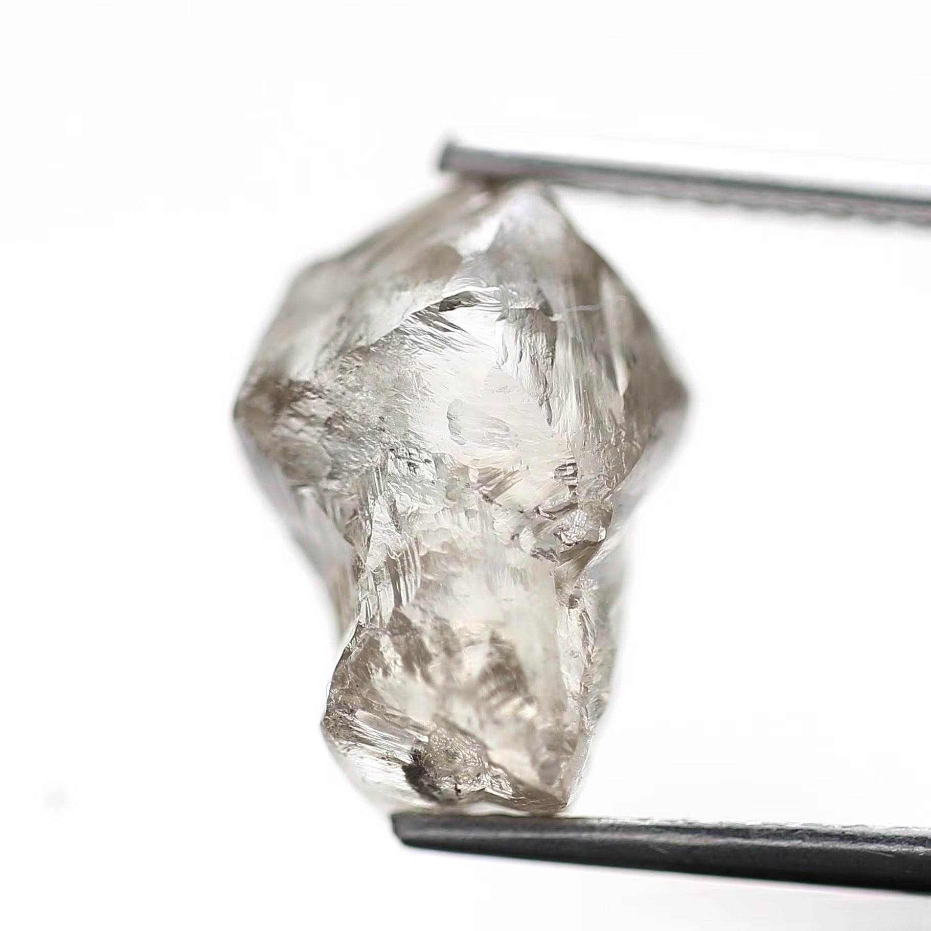 6.49 Carat Natural Champagne Brown Rough Diamond 12.10 MM