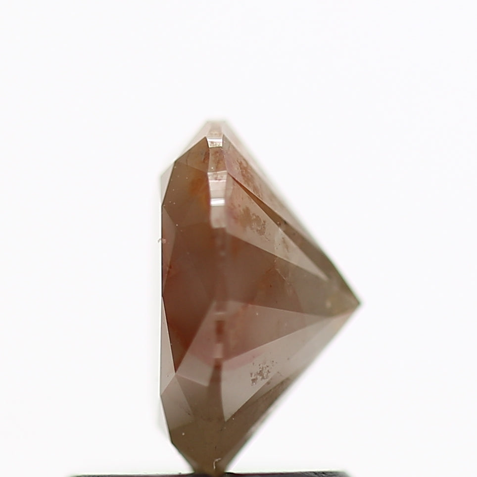Natural Oval Shaped Orange 1 carat Salt And Pepper Diamond 7 MM