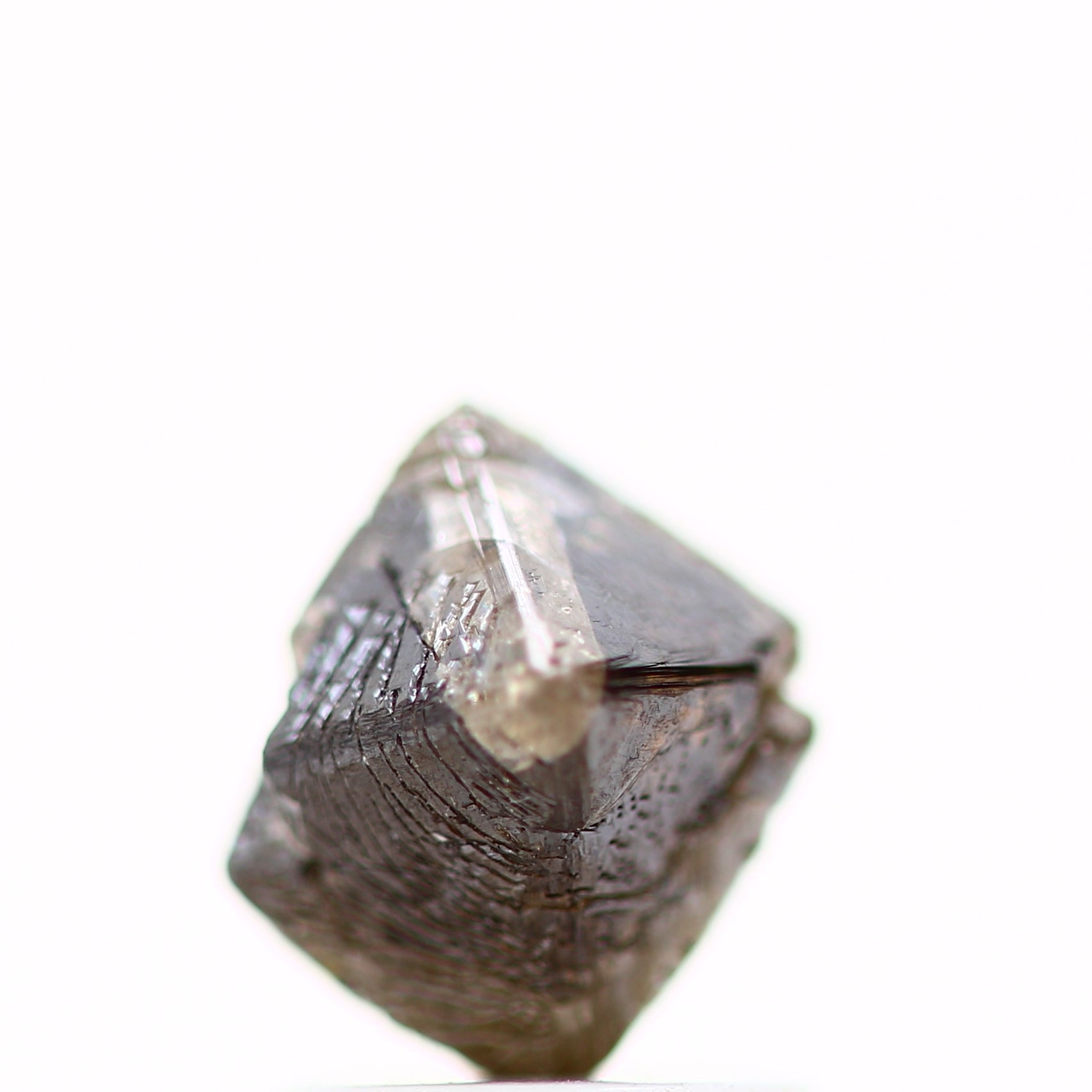 1.52 Carat Stunning Rough Diamond Octahedron 7.30 MM - Blackdiamond