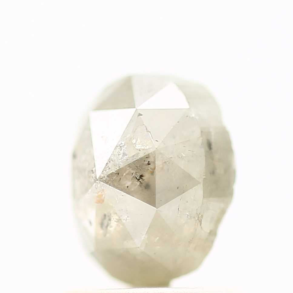 1.37 Carat Oval Cut Salt And Pepper Stones 6.86 MM